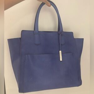 100% leather made in Italy Blue purse Innue